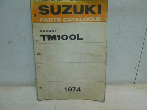 Suzuki tm100l parts catalogue - suzuki,