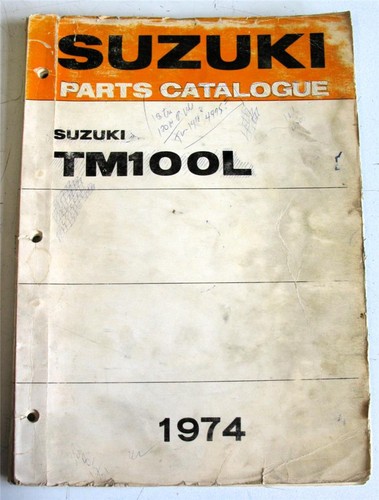 Suzuki tm100l illustrated - suzuki,