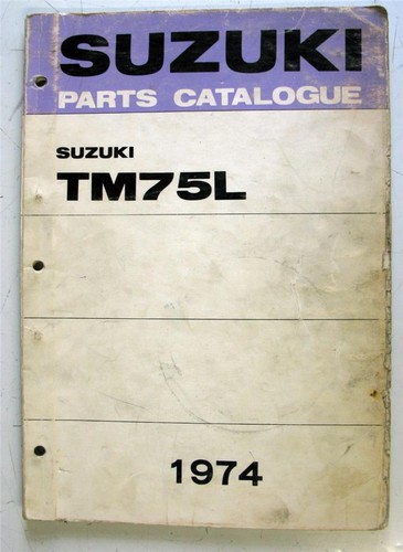 Suzuki tm75l illustrated - suzuki,