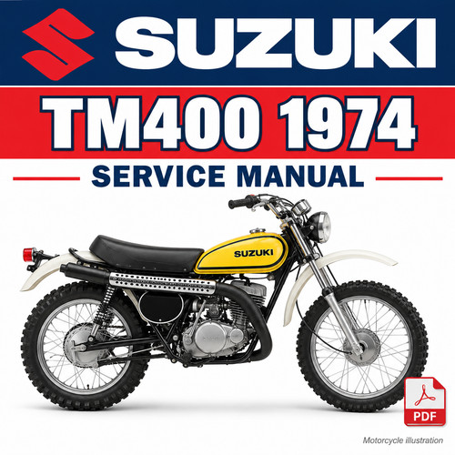 Suzuki tm400 1974 service - tm400,
