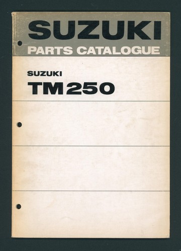 Suzuki tm250 parts catalog - j/k,