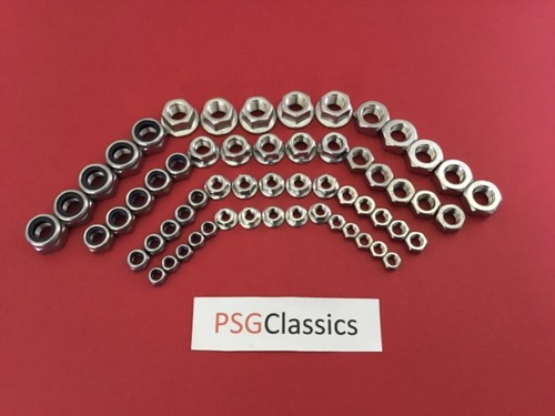 Pcs stainless steel nuts - stainless,